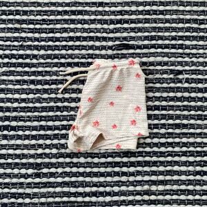🌿Konges Slojd Toddler Boys Red Fish Ocean Tie Waist Swim Trunks 4Y